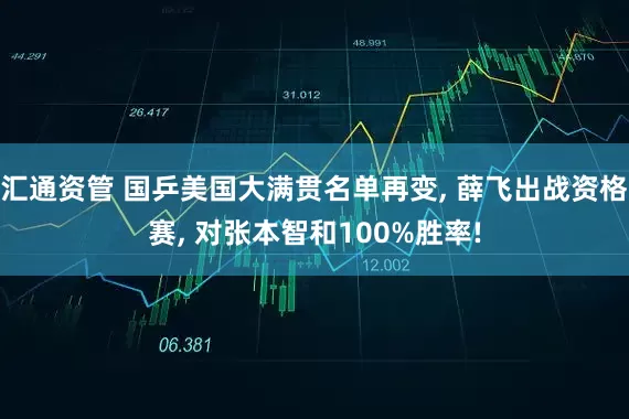 汇通资管 国乒美国大满贯名单再变, 薛飞出战资格赛, 对张本智和100%胜率!